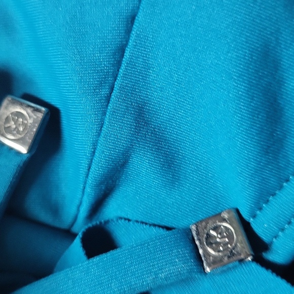 MICHAEL Michael Kors Ruffle Deep V One Piece Swimsuit - Picture 5 of 5